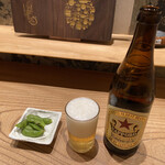 うなぎ家 しば福や - サッポロラガービール　赤星