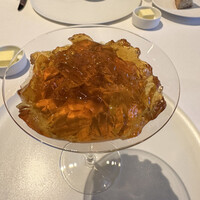 レグリエ - 人参ムースとコンソメのジュレ。