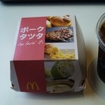Makudonarudo - ポークタッタ＋アイスコーヒー