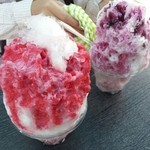 雪ミルク - 生いちごミルクとブルーベリー