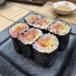 すし匠 - トロたく巻（1本）