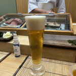すし匠 - 生ビール