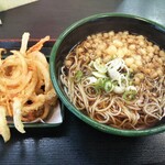 Yudetarou - 野菜かきあげそば 500円