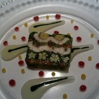 RESTAURANT PRUNIER - 穴子とオクラのテリーヌ