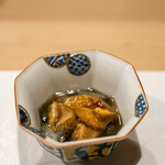 うを徳 - 2022.12 出汁と土佐酢で煮た宮城産青海鼠（なまこ）青森下北産天然海鞘（ほや）