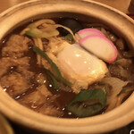 和食麺処 サガミ - みそ煮込とんかつセット：みそ煮込　アップ