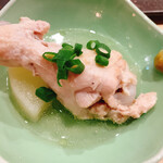 炭火焼鳥　榊 - 塩煮込みの手羽元大根\(//∇//)\