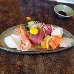 魚定 - 上刺身盛合せ
