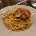 BACAR - 白子のリングイネッテ唐墨がけ