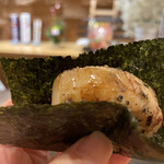 鮨 くぼた - 帆立磯部焼き