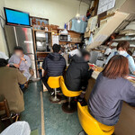 天神そば - カウンター  テーブル席