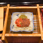 すし 良月 - 越前蟹の身と香箱蟹