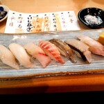 寿司おのざき - 常磐物七浜にぎり