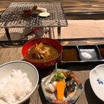 黒川温泉御処 月洸樹 - 小国米ひのひかり　赤出汁仕立て伊勢海老