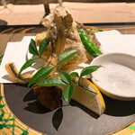 黒川温泉御処 月洸樹 - 山女魚　唐揚げの他に塩焼きなども選べます