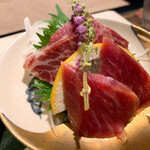 黒川温泉御処 月洸樹 - 割鮮　馬刺し　なんとお代わりもいただけます