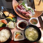 話食庵 - 料理写真:魚御膳、全景2700円