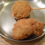 串カツの中村屋 - 《2023年1月》串揚げ（もも・メンチカツ）