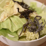 串カツの中村屋 - 《2023年1月》お通し（塩ダレキャベツ）