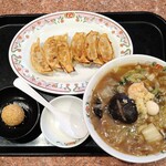 Gyouza No Oushou - フェア(五目あんかけラーメン)Aセット