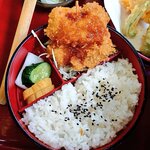 Yabukiyuu - 
                        ミニ串カツと御飯