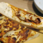 アプランティ - トマトのキーマカレー　カルツォーネ風1250円