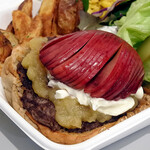 林檎とクリームチーズのハンバーガー（レギュラーサイズ）1400円