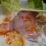 暁 製麺 - チャーシュー