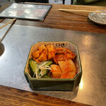 正泰苑 - 盛り合わせキムチ（白菜•胡瓜•大根•山芋）@850円