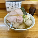 麺屋 しん蔵 - 百姓の塩 800円  チャーシュー 250円