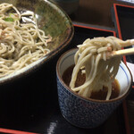 Chigusa Soba - 上からぶっかける食べ方も、つけて食べる食べ方もどちらでも