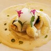 ア・ヴォートル・サンテ - 料理写真:前菜/ホタテのソテー　カリフラワーと百合根のソース
