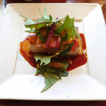 オーベルジュ 漣 - 豆腐ステーキ