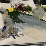 鷹一 - 名物　イカ刺し　4000円