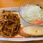 코메다 커피텐 이와쿠라야쓰루기점 - 인디언 스파게티 세트