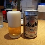 Itto - 缶ビール：350円・アサヒスーパードゥラァ～イ♪冷えたグラスで、提供してくれます♪