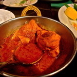 ダバ インディア - チキンカレー（辛い！）