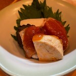 季節料理 よし野 - お通し（あんこう供酢）