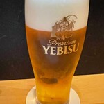 季節料理 よし野 - 生ビール