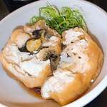 錦 - 先付　揚げからし豆腐