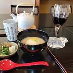 錦 - ご飯　埋み(うずみ)豆腐