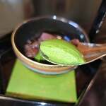 錦 - 水物　まっちゃのババロア