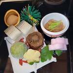 錦 - 桜宿膳　上段 酒肴