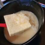 錦 - ご飯　埋み(うずみ)豆腐