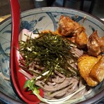 つけ蕎麦 ボンサイ - 鶏つけそば（並：300g）+炙り鶏肉トッピング