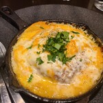 コンチェルト - 豚肉のハンバーグ　チーズめっちゃ効いてます