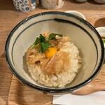 こめらく ニッポンのお茶漬け日和。 - 鯛茶　出汁入れ前