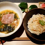 日本焼肉はせ川 別亭 - 牛しゃぶ茶漬け