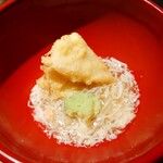 日本焼肉はせ川 別亭 - ふかひれの天ぷら