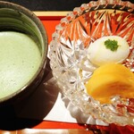 日本焼肉はせ川 別亭 - 抹茶　富有柿